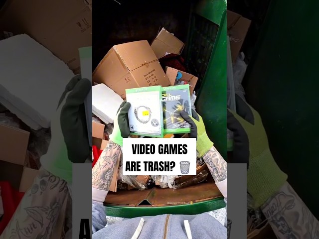 I found rare video games in the trash!!