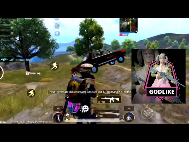 Sandra dj song || bgmi god spary like m416+6x godlike 🤩🤩 #godlike #pubg#funny