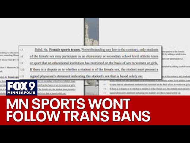 Minnesota sports leaders won’t follow trans athlete bans unless Republican bills pass