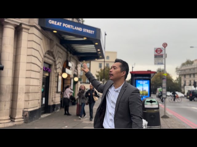 The Message of The Cross at Great Portland Street Station. Hallelujah