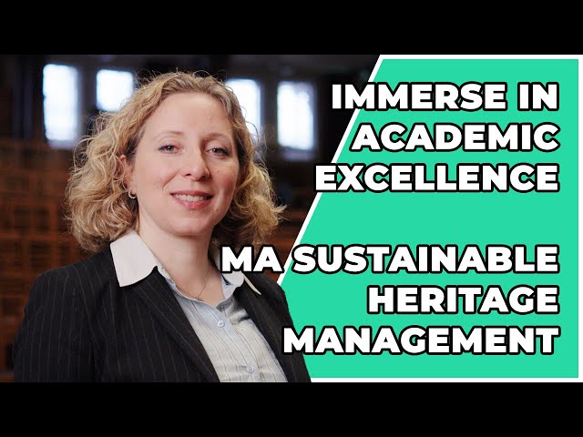 Discover the MA Sustainable Heritage Management Programme | University of Liverpool