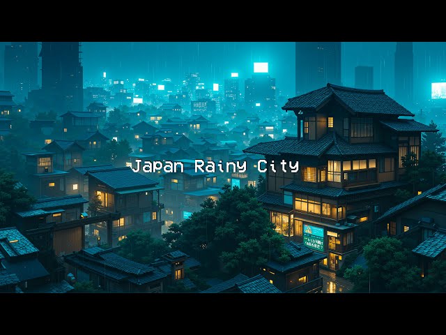 Japan Night Chill 🌧️ Lofi Chill Beats 🍀 Rain Chillhop Mix to make you Chill / Relax / Deep Focus