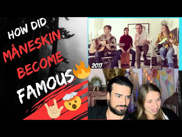 REACTING to the Rise of Måneskin : How Did They Become Famous?