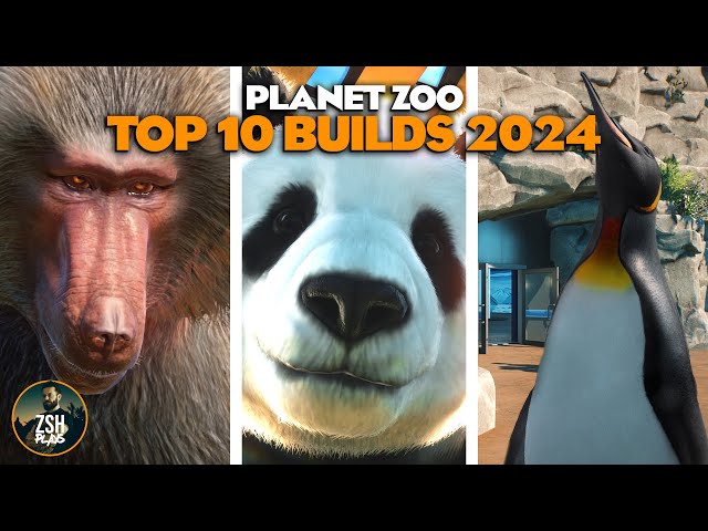 10 BEST BUILDS OF 2024! | Planet Zoo Best Habitats