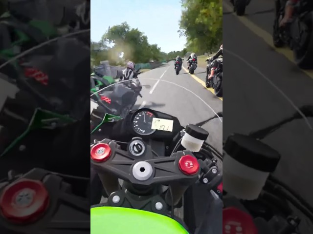 OMG! FASTEST KAWASAKI NINJA ZX10R BIKE RIDERS GROUP STUNT LEANING DEADLIEST CRASH ISLE OF MAN TT