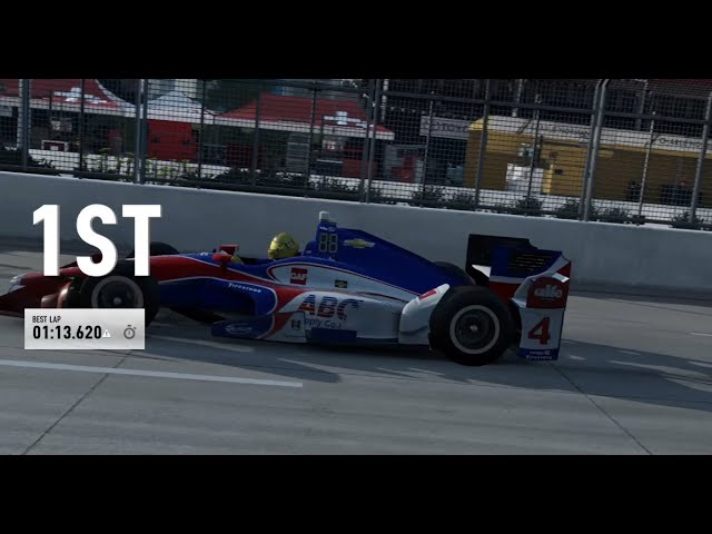 Indycar Championship Race #7: '17 A.J. Foyt  Chevy IndyCar versus Pro AI at Long Beach (Replay)