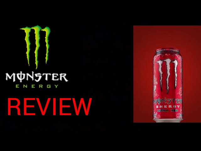 MONSTER ENERGY review : ULTRA RED Flavour 473ml can