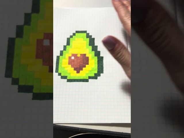 #avocado#pixel #pixel_kids #pixelart #art #pink #pixelartideas #pixelTutorial#shorts