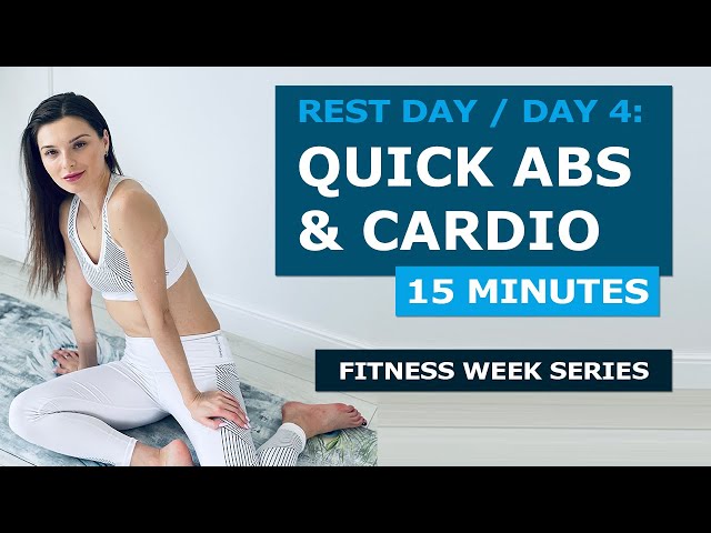 Quick CARDIO & ABS workout at home (Fitness Week Series)