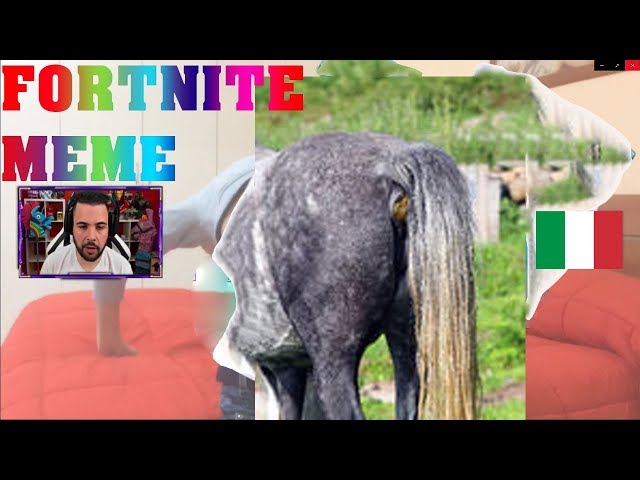 The reaction of Cicciogamer in gennappa - Fortnite meme