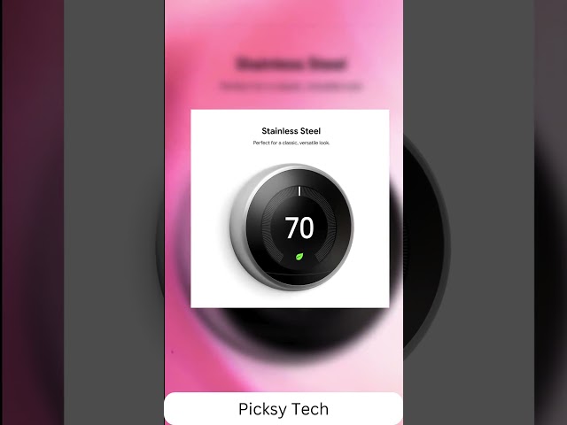 Google Nest Learning Thermostat | #shorts