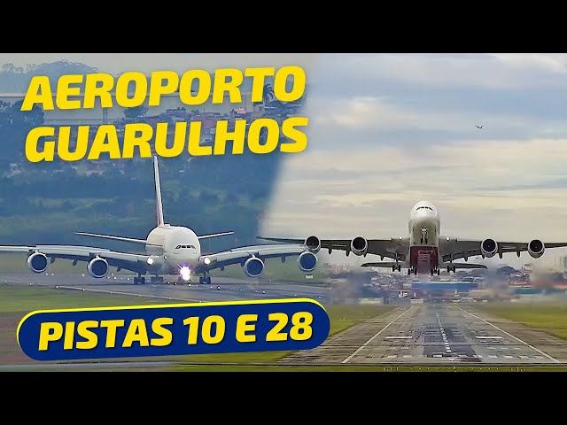 SBGR LIVE 10/28 - Câmera AO VIVO 24H do Aeroporto Internacional de Guarulhos - GRU Airport