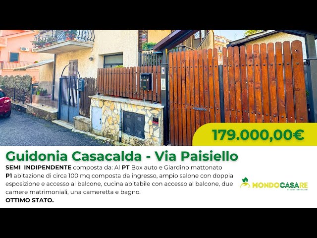 QUADRILOCALE SEMI INDIPENDENTE A GUIDONIA CASACALDA - MONDOCASARE