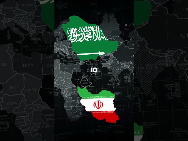 Saudi Arabia VS Iran #shorts #comparison