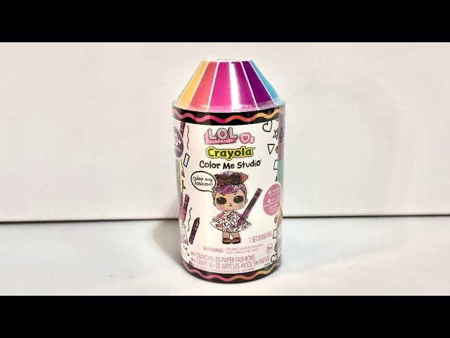 LOL Surprise Crayola Color Me Studio Crayon Capsule Unboxing✨💥 #lolsurprise #unboxing #crayola