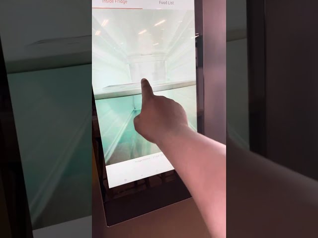 2023 SAMSUNG SIDE BY SIDE FRIDGE WITH SCREEN AND BUILT IN CAMERA