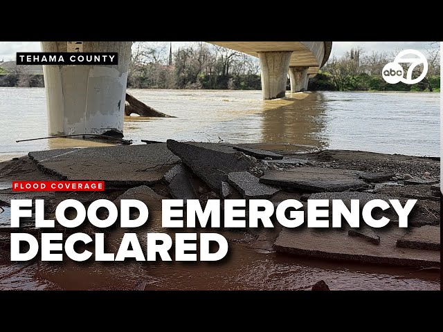 Tehama County declares emergency after flooding causes severe damage near Woodson Bridge