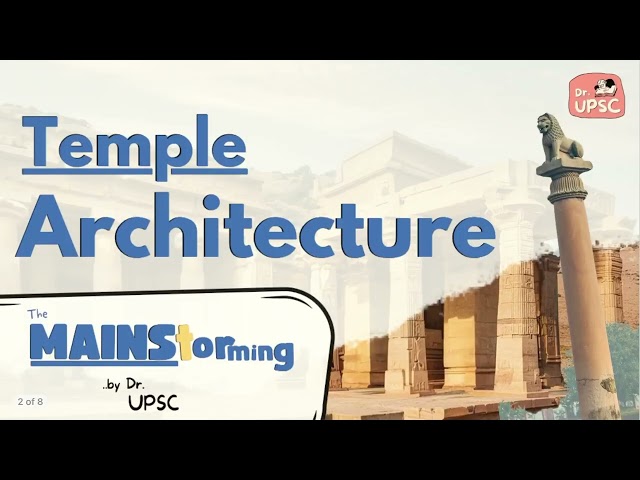 ⚡️Complete Temple Architecture in One Lecture |🔥UPSC-Mains 2024/25