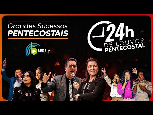 Adoração e Louvor - 24 Horas de Hinos Pentecostais - Rádio Online 24 Horas - Bereia Music Ao Vivo