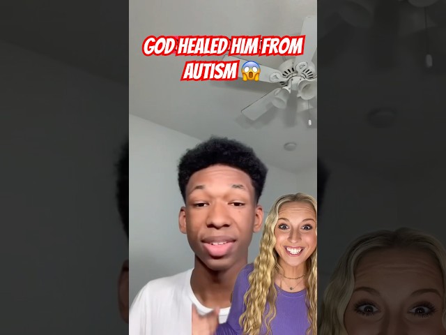 God HEALED Him From Autism😱 #God #healing #miracle #autism #supernatural #shorts