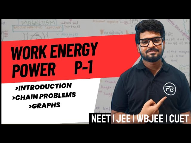 Work Energy & Power | Chain Problems | Graphs | NEET | JEE