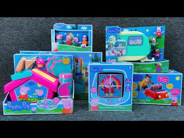 Unboxing Peppa Pig Waterpark Playset - Satisfying with Unboxing (ASMR Video)