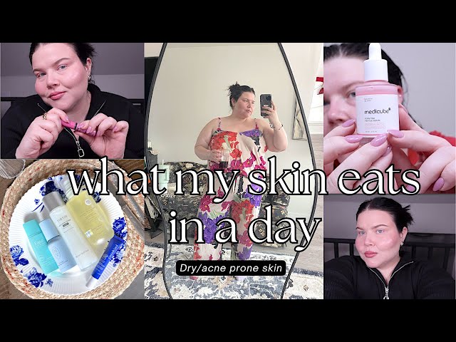 What my skin EATS in a day!!