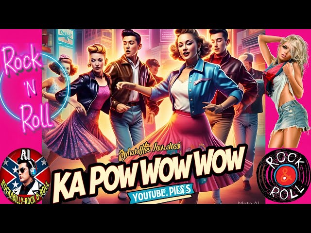 Cool 50s Rock and Roll Song (AI) Ka Pow Wow Wow #rockandroll