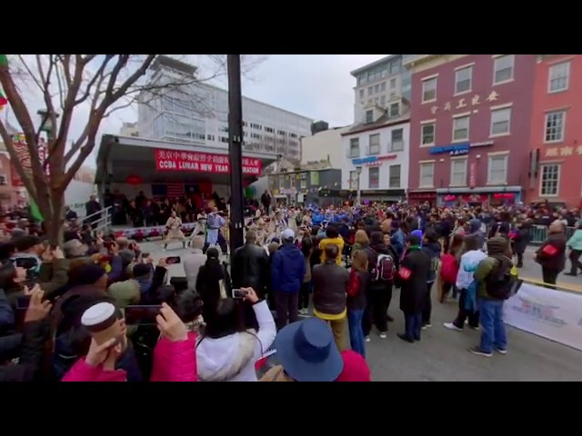 Chinese Lunar New Year Parade 2020 Kung Fu Demonstration 3D 180 VR