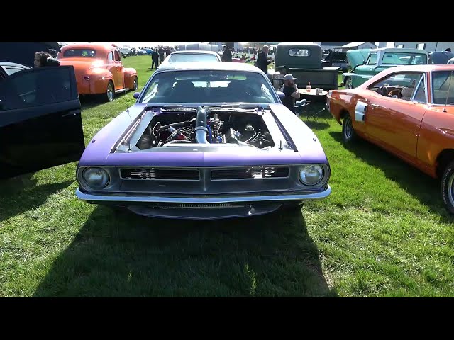 1970 Plymouth Cuda Twin Turbo Plum Crazy Mopar Dreamgoatinc Hot Rod and Classic Muscle Cars