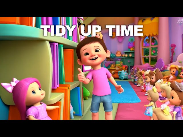 Tidy Up Time Song for Kids | Fun Cleaning Up Song | Learn to Clean with Music#kidssong #cartoon