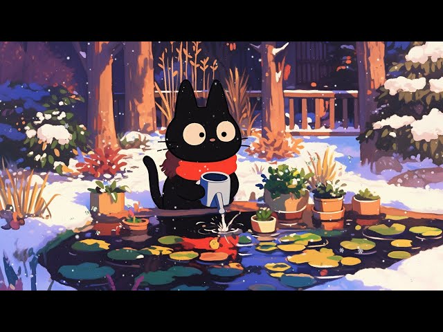 Winter's Garden 💧 Lofi Chill Music for Cozy Days ☃️[Beats to relax / study / chill]