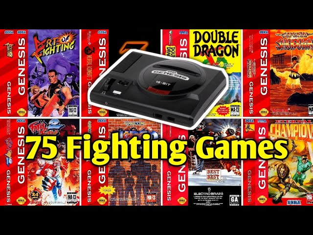 All Fighting Games for Sega Genesis/Mega Drive