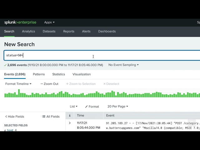 Basic Searching in Splunk Enterprise