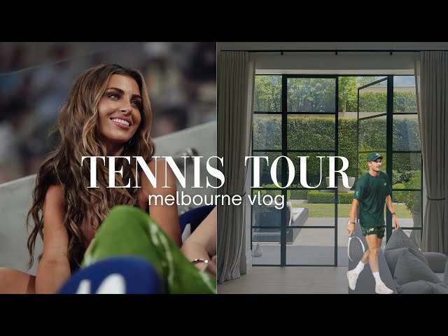 My Life at the Australian Open + Makeup Tutorial, Friends & Events!