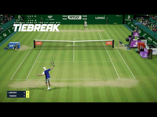 TIEBREAK - Roger Federer Vs Grigor Dimitrov I Halle Open I TIEBREAKER (PS5)