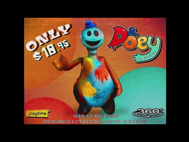 Poppy Playtime Chapter 4 - Doey The Doughman Commercial (VHS) but i'ts scary ads 360° VR