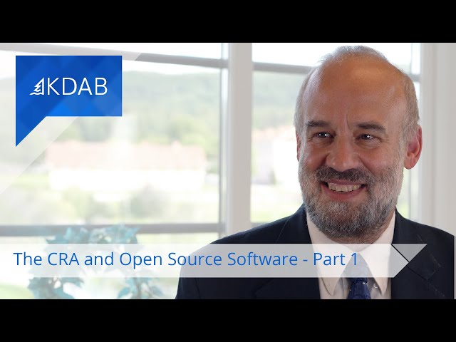 The CRA and Open Source Software - Part 1