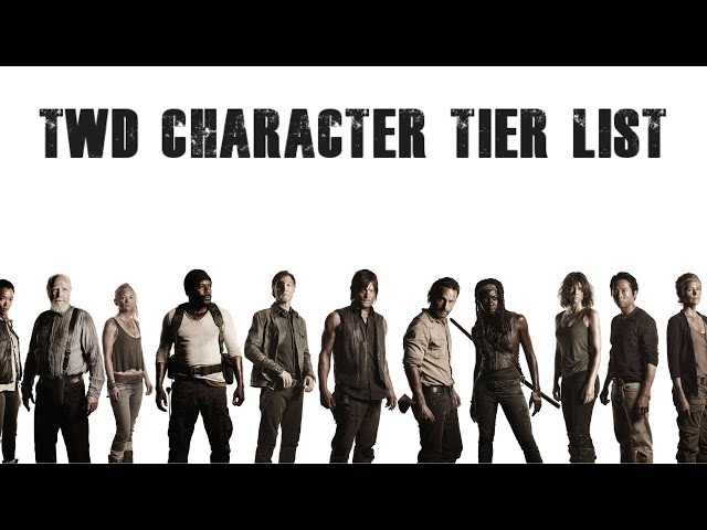 Walking Dead Characters Tier List ( Upto Season 7 )