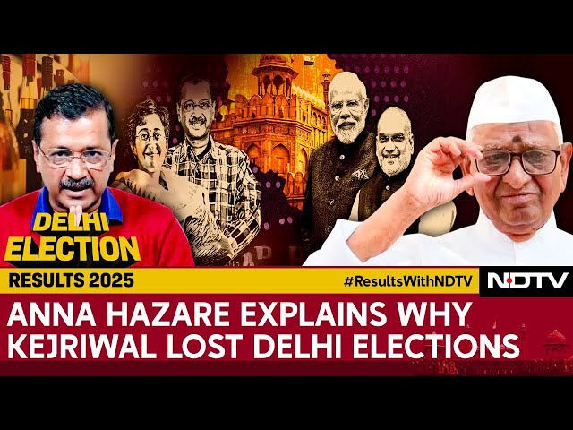 Delhi Election Results 2025 | Why Kejriwal Lost Delhi Elections? Anna Hazare Explains