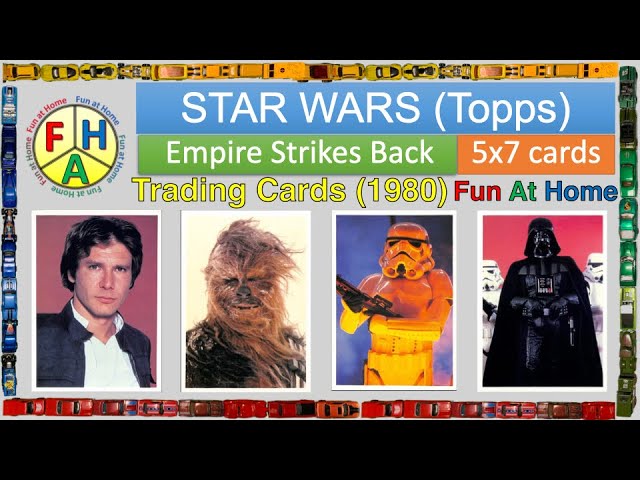 1980 Topps Empire Strikes Back Giant Photocards #starwars  #cards #tradingcards (3COURSEMEAL video)