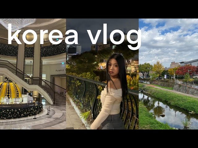 korea vlog 🇰🇷 (ft. life in KOREA, korean street food, single's inferno hotel 💸, trip to suwon!!)