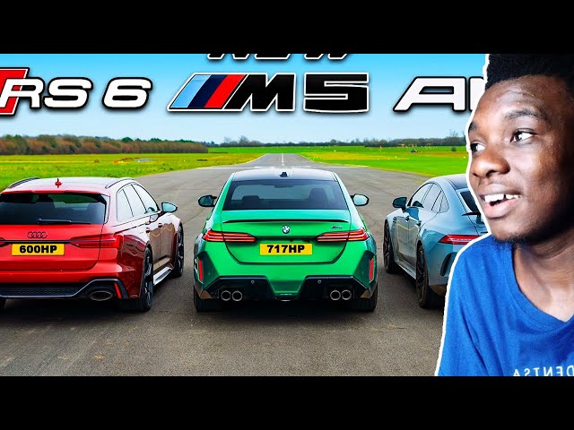 Drag Race: G90 M5 Vs RS6 Avant Vs AMG GT63