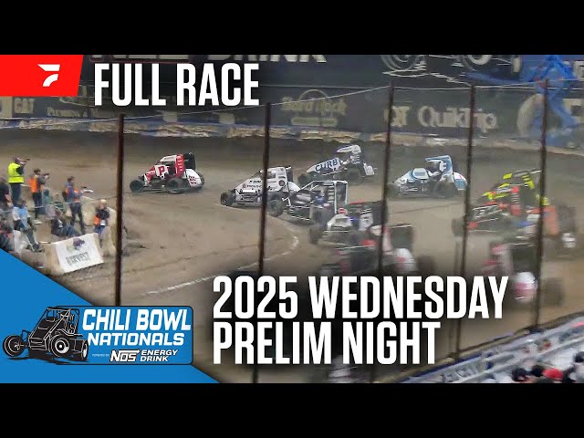 FULL RACE: 2025 Chili Bowl Nationals | Wednesday Preliminary Night