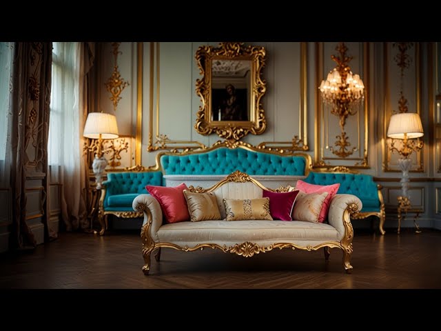 Timeless Elegance, Rococo Interior Design Ideas for Your Living Room