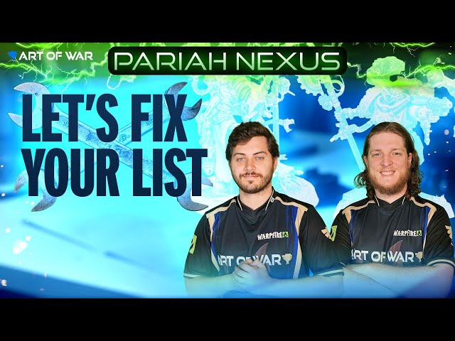 Fix Your Competitive 40k List with Richard and John!