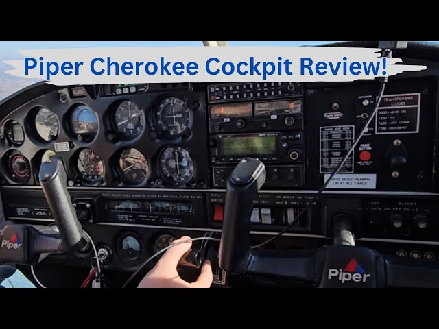 Aircraft Instrument Overview | Piper Cherokee Cockpit Review