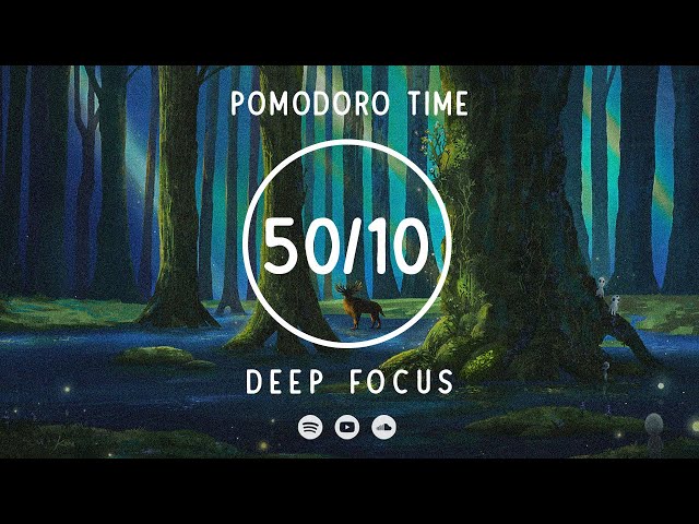 50 Minute Timer 📚 Deep Focus Lofi 📚 Lofi Pomodoro Timer 📚 Pomodoro 24/7