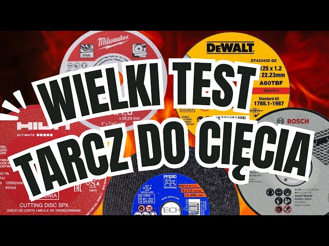 TEST TARCZ DO CIĘCIA – WYNIKI MNIE ZSZOKOWAŁY! 😱⚡ (HILTI, MIWUAKEE, BOSCH, PFERD,DEWALT)