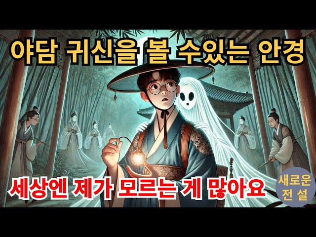 야담 귀신을 볼 수있는 안경 #조선시대야담, #귀신보는안경, #호기심가득한선비